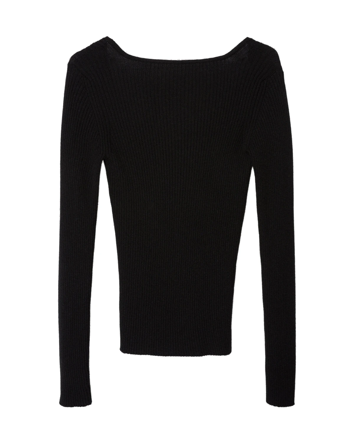 Artknit Studios The Merino Wool Back Neckline Top product photo on a white background