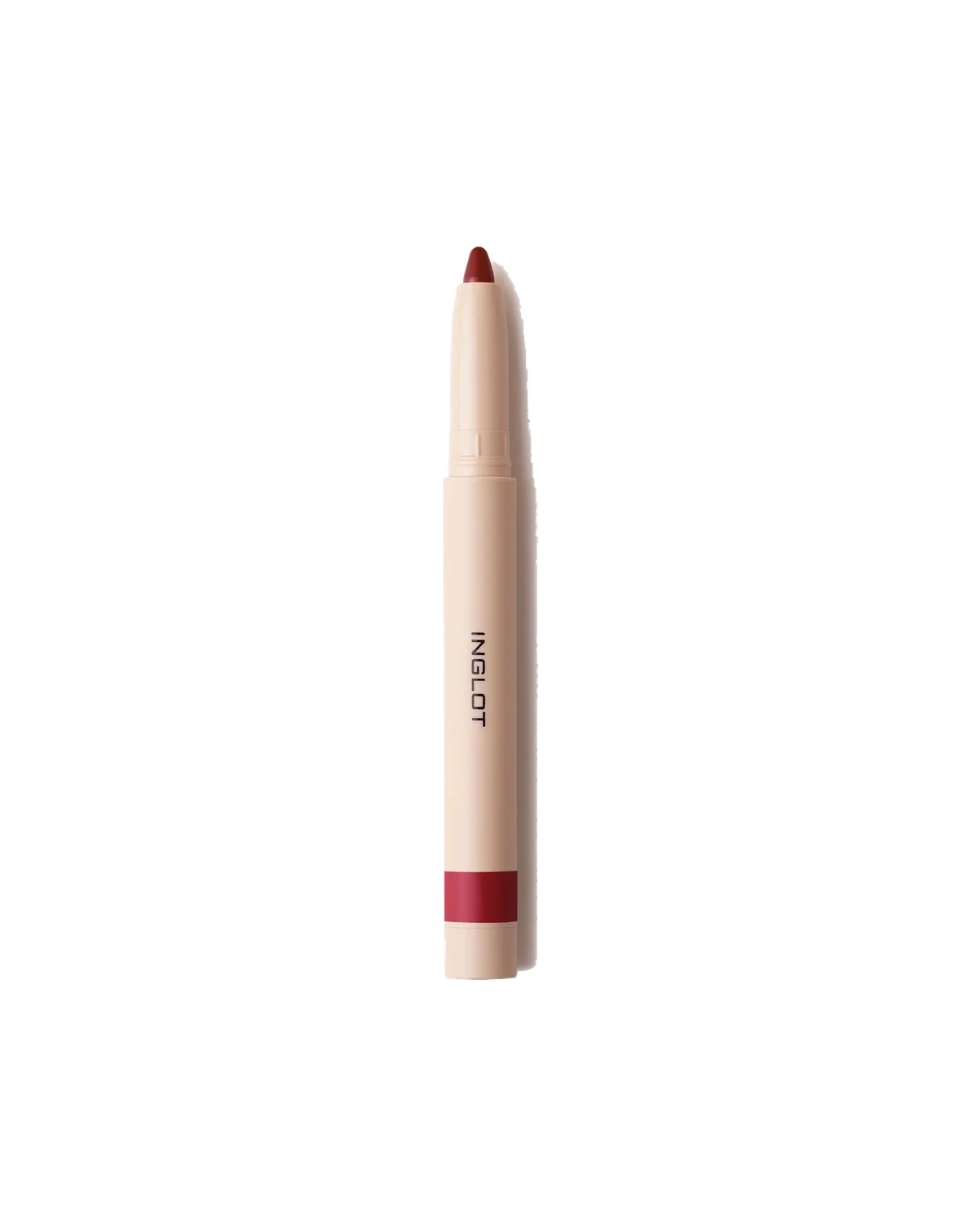 INGLOT Velvet Define lip pencil in Classic Cherry 71 with a cherry red tip