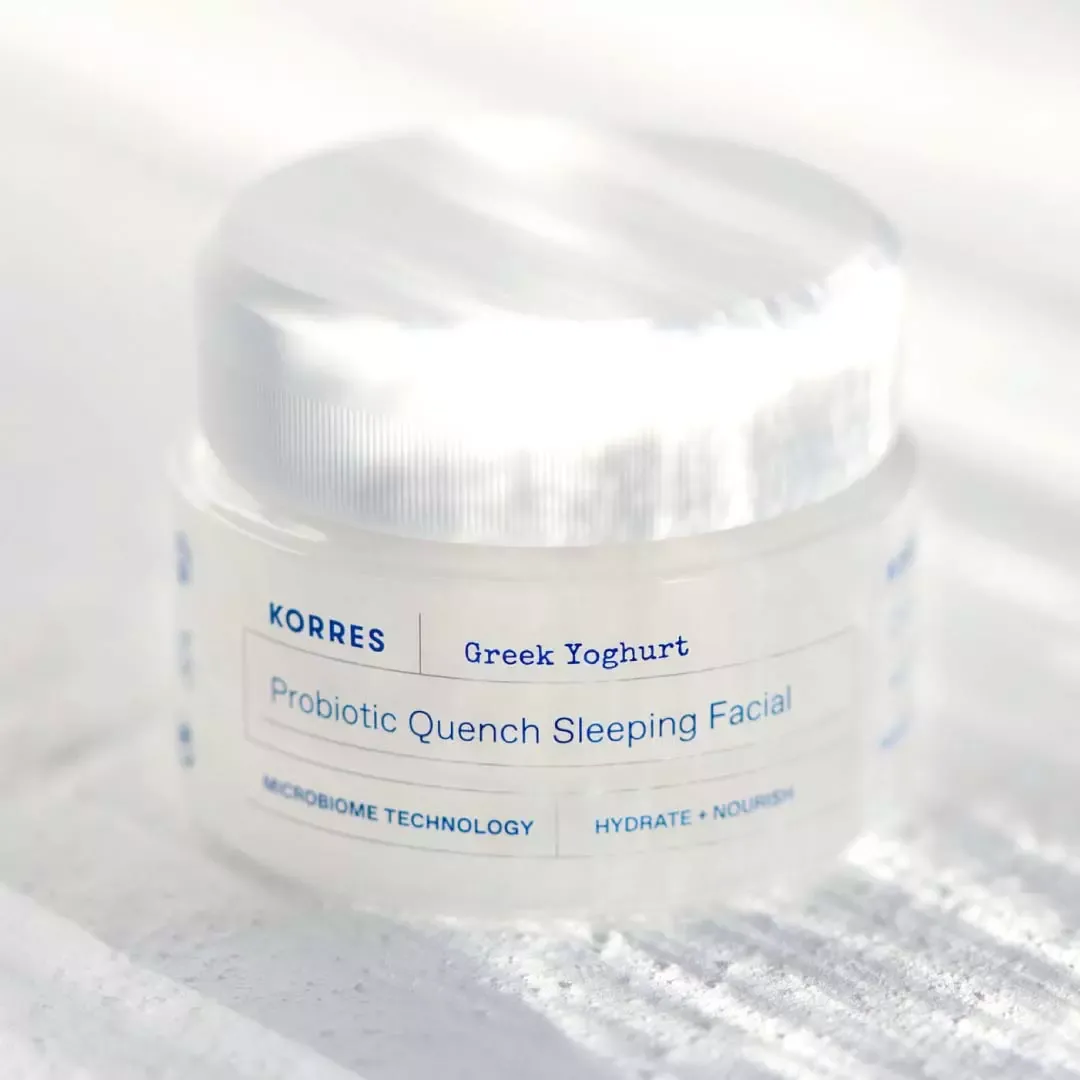 KORRES Greek Yoghurt Probiotic Quench Sleeping Facial jar