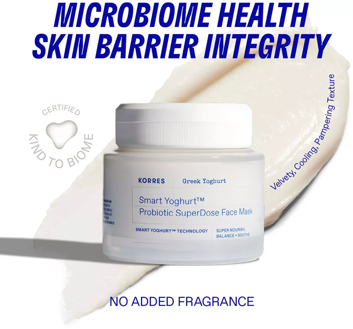 KORRES Smart Yoghurt Probiotic SuperDose Face Mask jar