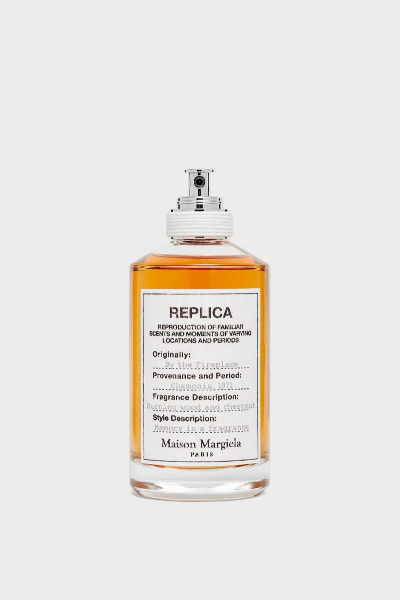 Maison Margiela Replica By the Fireplace amber eau de toilette spray bottle