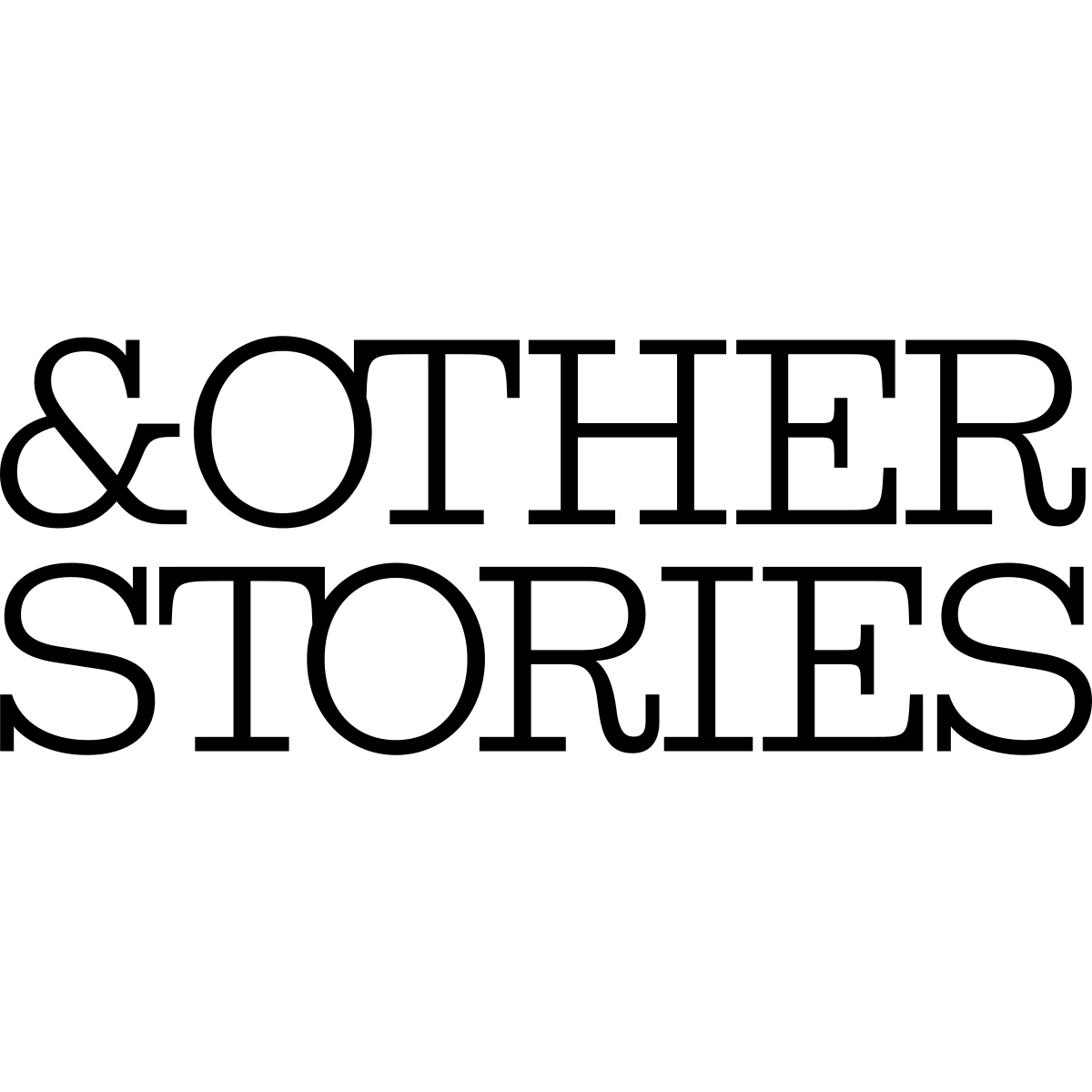 Official black & Other Stories wordmark on an opaque white background
