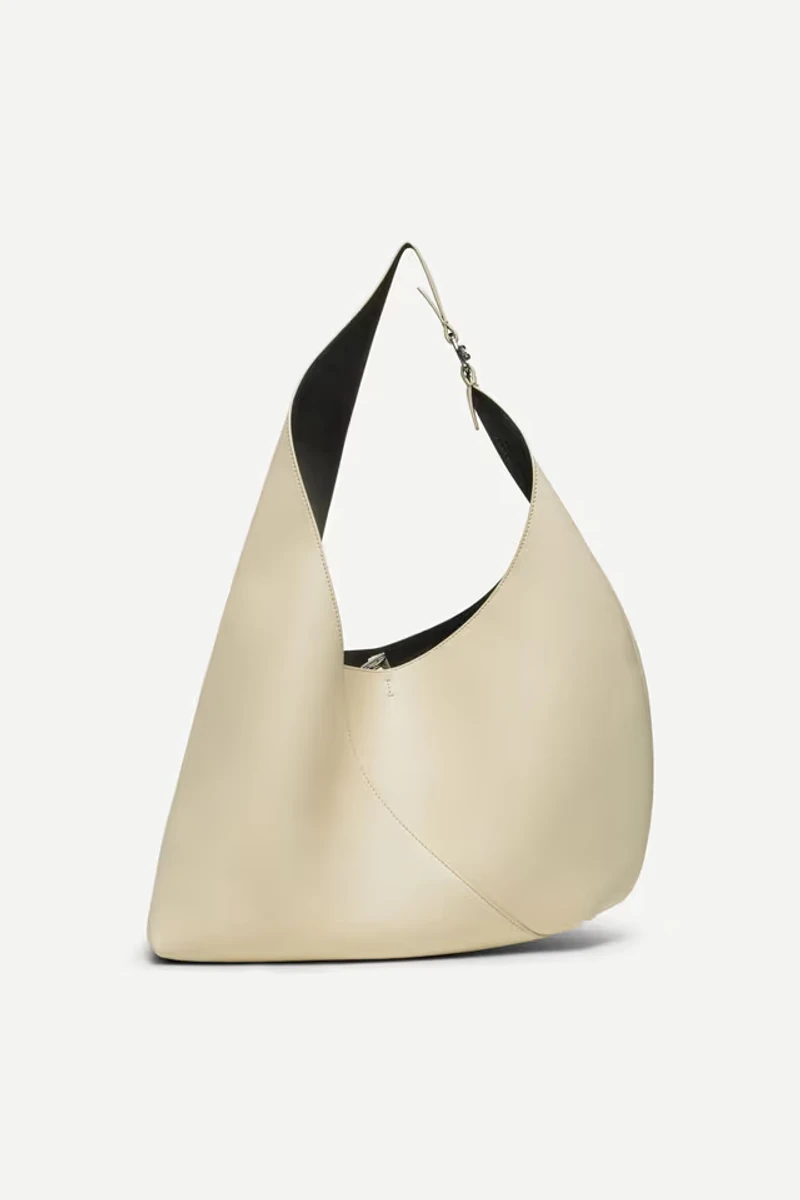 Bone white Samsøe Samsøe Sakaia shoulder bag on its original studio background