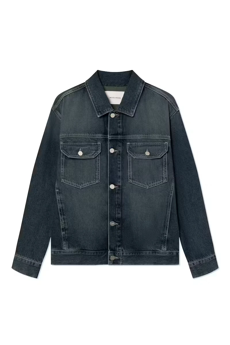 Wood Wood WWType 10 denim jacket in the official product photograph
